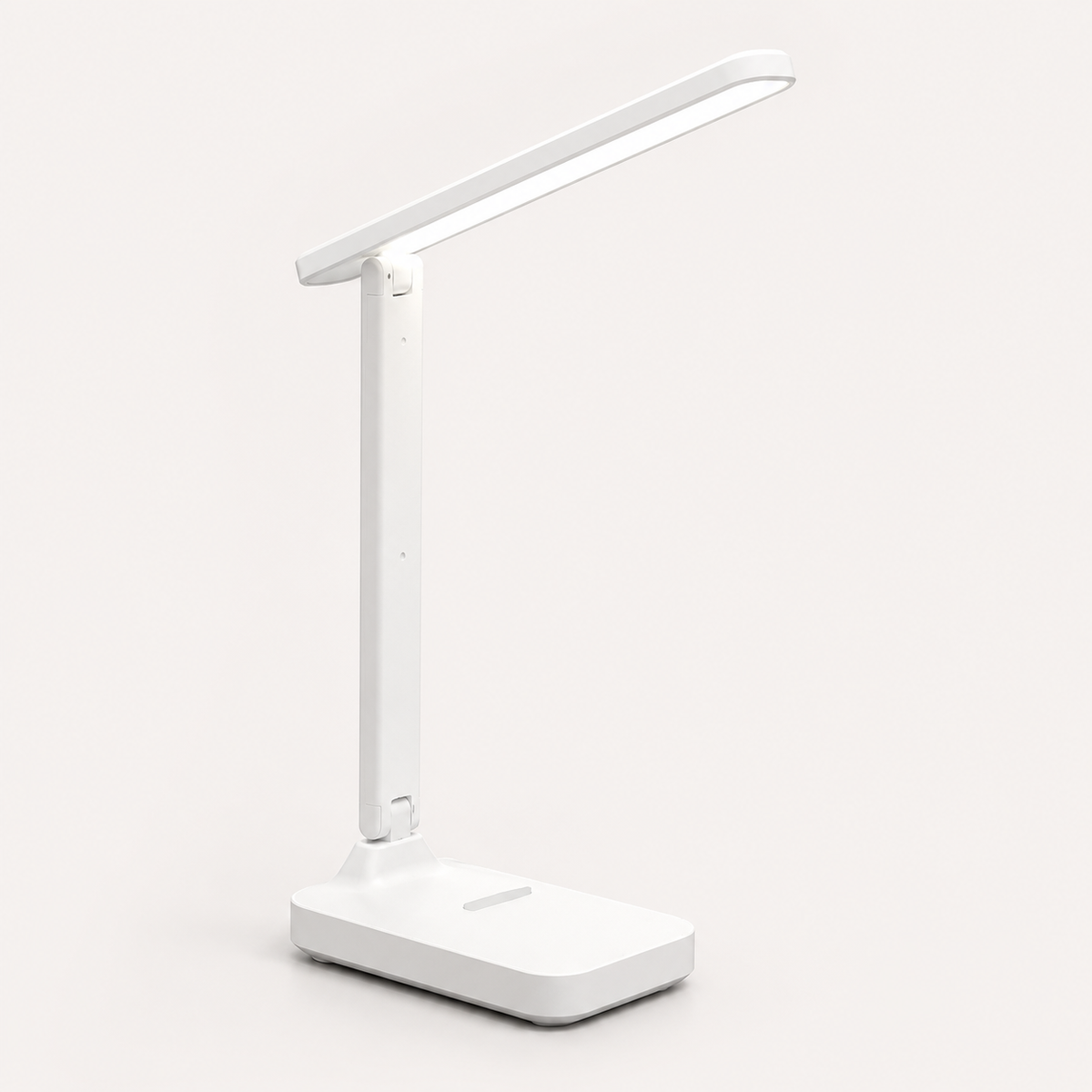 Folding Desk Lamp in white, product view
